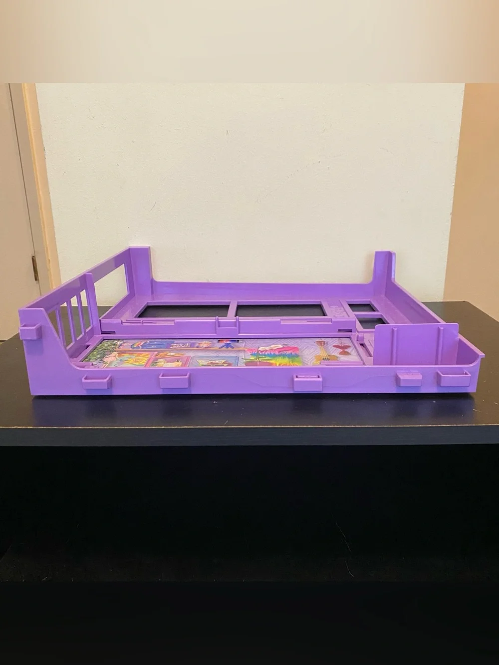 Mattel Barbie Malibu Vacation House Dollhouse Purple Bedroom Wall Part Piece